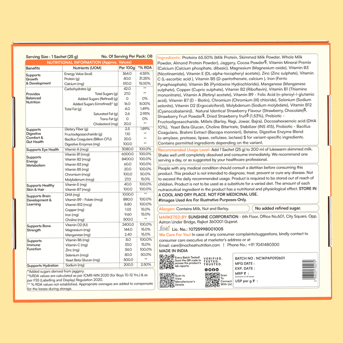 Champfuel Smart Daily Nutritional Drink Mix 10+ (Assorted)
