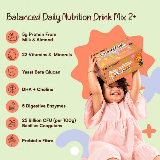 CHAMPFUEL BALANCED DAILY NUTRITION DRINK MIX 2+ (CHOCOBOOST)