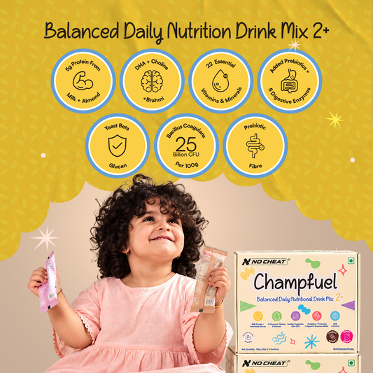 CHAMPFUEL BALANCED DAILY NUTRITION DRINK MIX 2+ (Assorted)