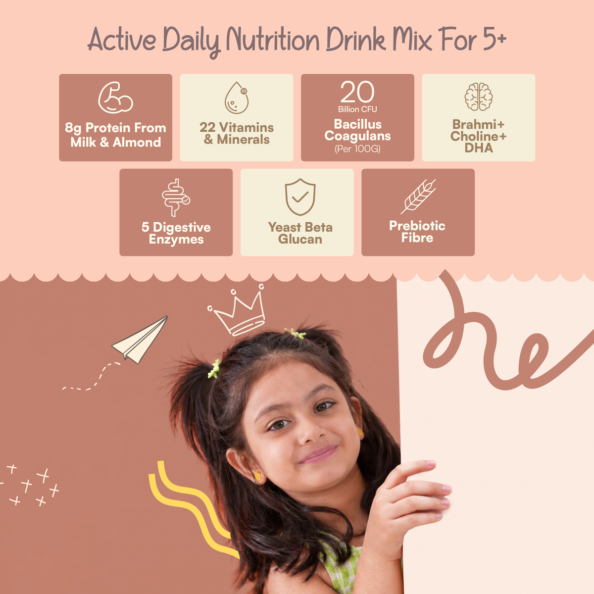 Champfuel Active Daily Nutrition Drink Mix 5+ (Chocoboost)