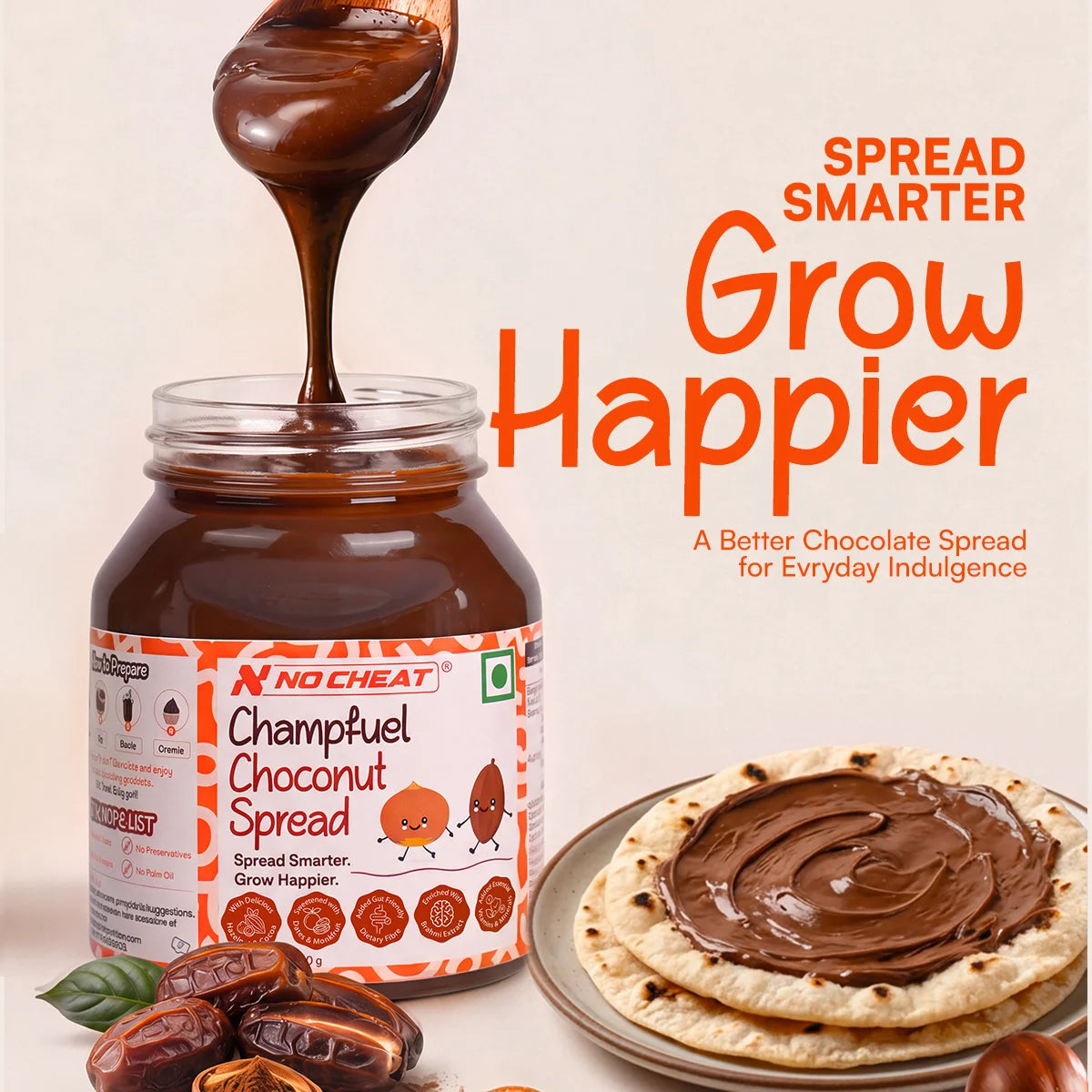 CHAMPFUEL CHOCONUT SPREAD
