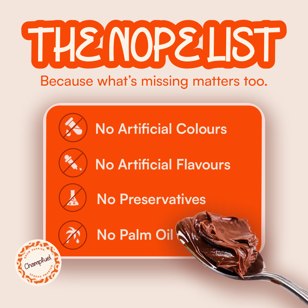 CHAMPFUEL CHOCONUT SPREAD