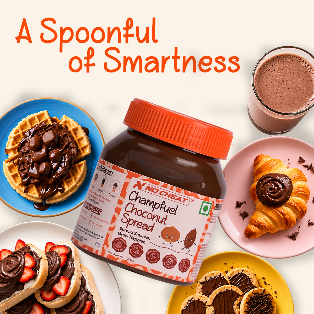 CHAMPFUEL CHOCONUT SPREAD