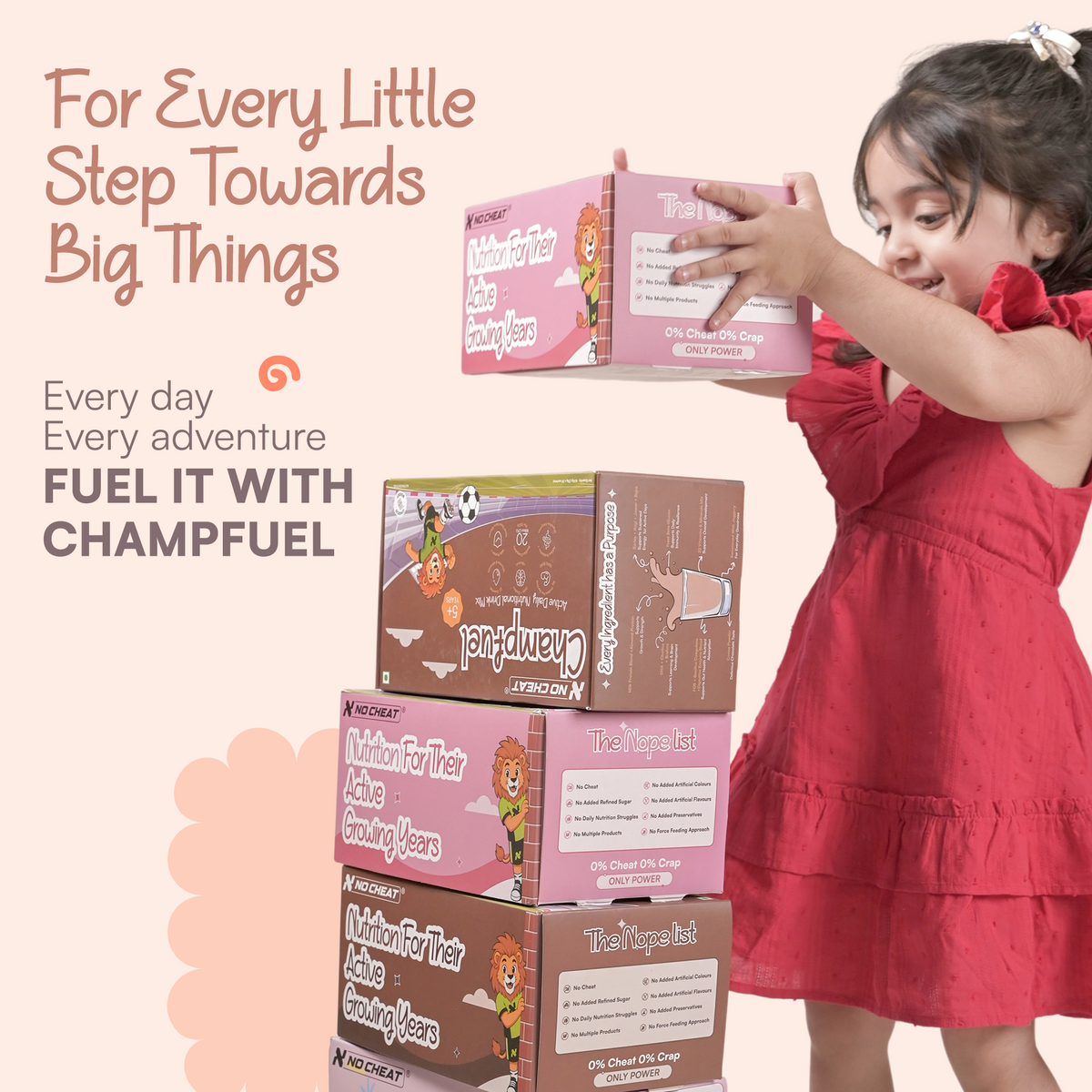 Champfuel Active Daily Nutrition Drink Mix 5+ (Chocoboost)