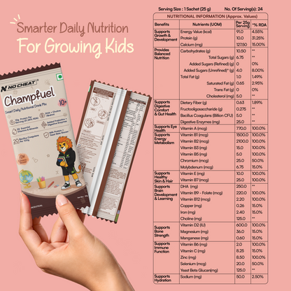 Champfuel Smart Daily Nutritional Drink Mix 10+ (Chocoboost)