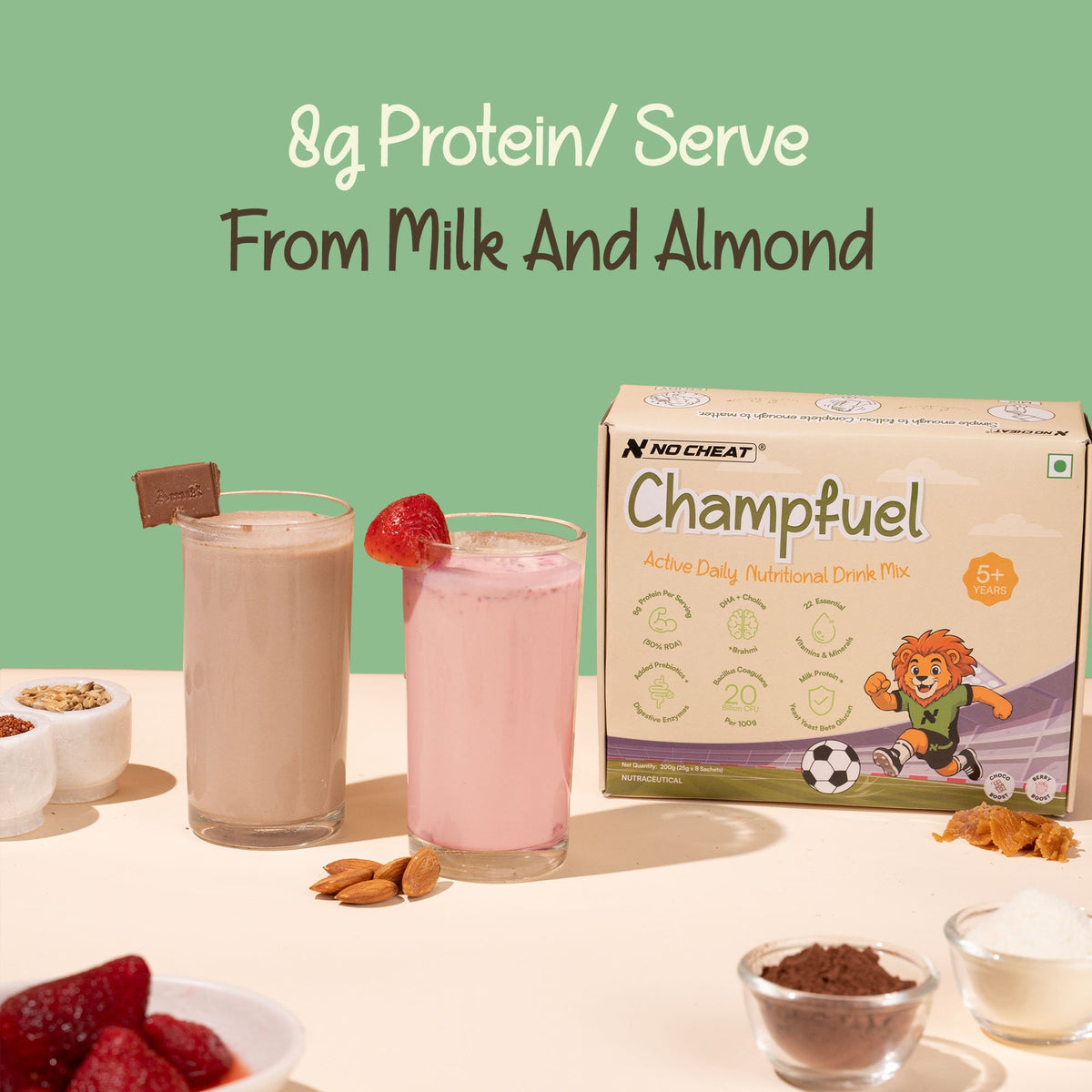 Champfuel Active Daily Nutrition Drink Mix 5+ (Assorted)