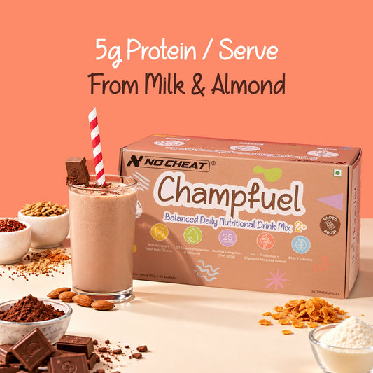 CHAMPFUEL BALANCED DAILY NUTRITION DRINK MIX 2+ (CHOCOBOOST)